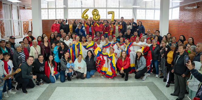 Bogotá cumpleaños 487