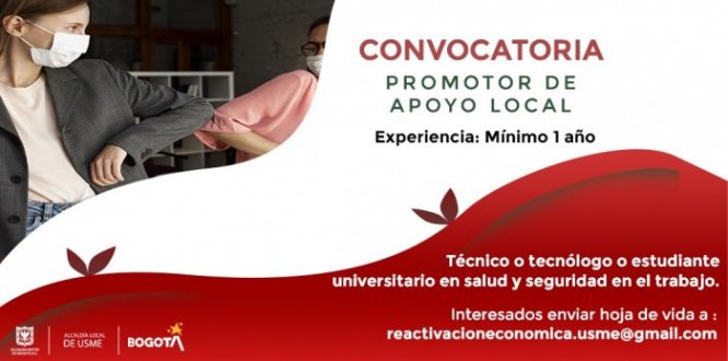 PROMOTOR DE APOYO CONVOCATORIA