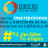 Inscripciones para los Consejos de Cultura y Deporte